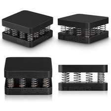 4-PACK Rubber Spring Shockproof Mats Pads Speaker Subwoofer Isolation Stand Feet