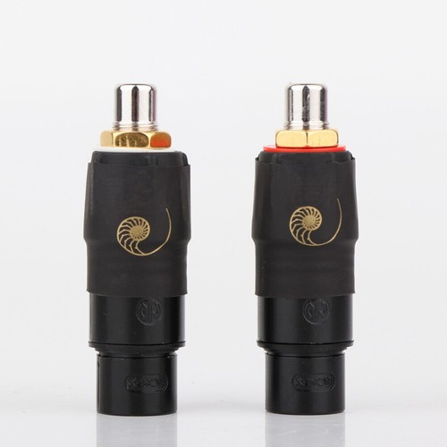 XLR 3Pin Female Male to RCA Plug Adapter-Balanced Unbalance Audio Converter Jack - Picture 5 of 11