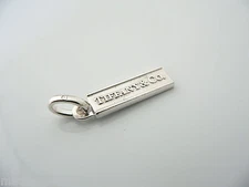 Tiffany & Co Silver Pendant Clasp Street Sign Pendant 4 Necklace Bracelet Gift