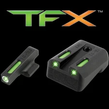 TruGlo TFX XTREME Kimber 1911 Tritium FIber Optic Sight Set-TG13KM1A