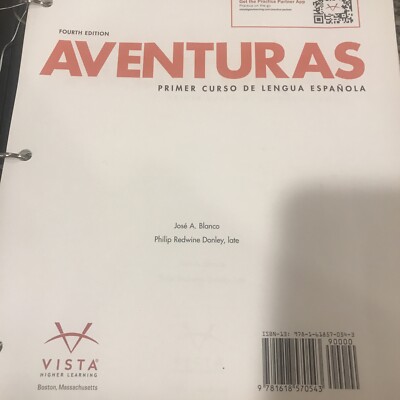 AVENTURAS 4th Edition Loose Leaf With Super site Code Included Binder