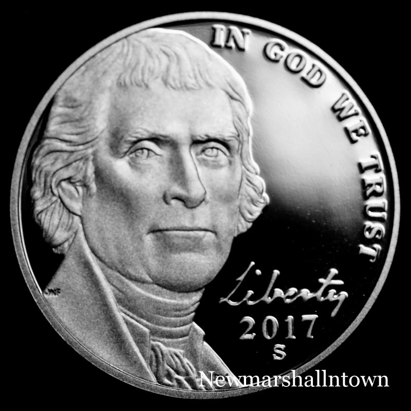 2017 P+D+S+S Jefferson Proof Nickel and Enhanced Nickel Mint Proof Set  - Image 4 of 4