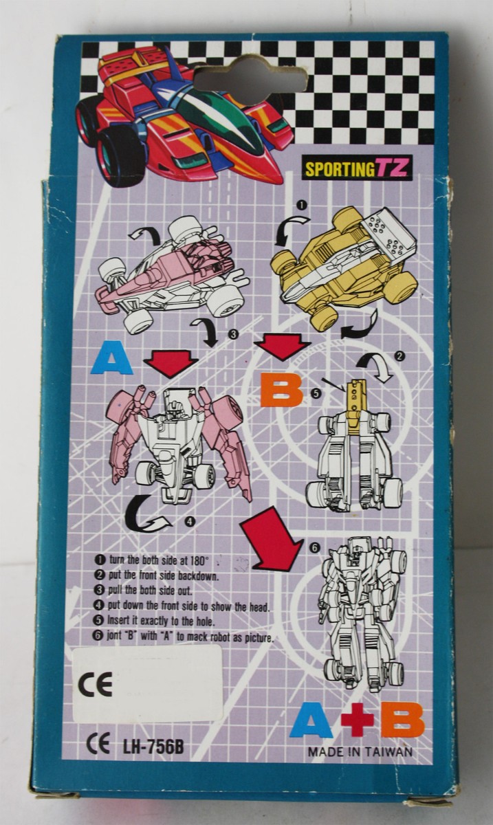 VINTAGE 80'S TRANSFORMABLE SPORTING BOT 4WD TZ ROBOT LH