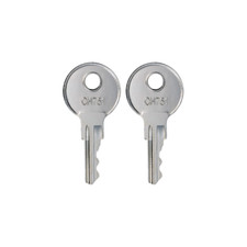 Llave de repuesto para puerta de equipaje RV CH751 RV compartimento llave estándar 2 llaves