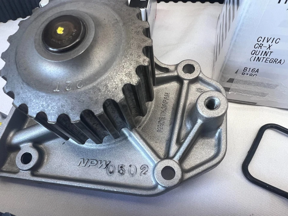 Correa de distribución OEM HONDA - Bomba de agua - Tensor para Acura Integra GSR B18C B18C1 Foto 2 de 4