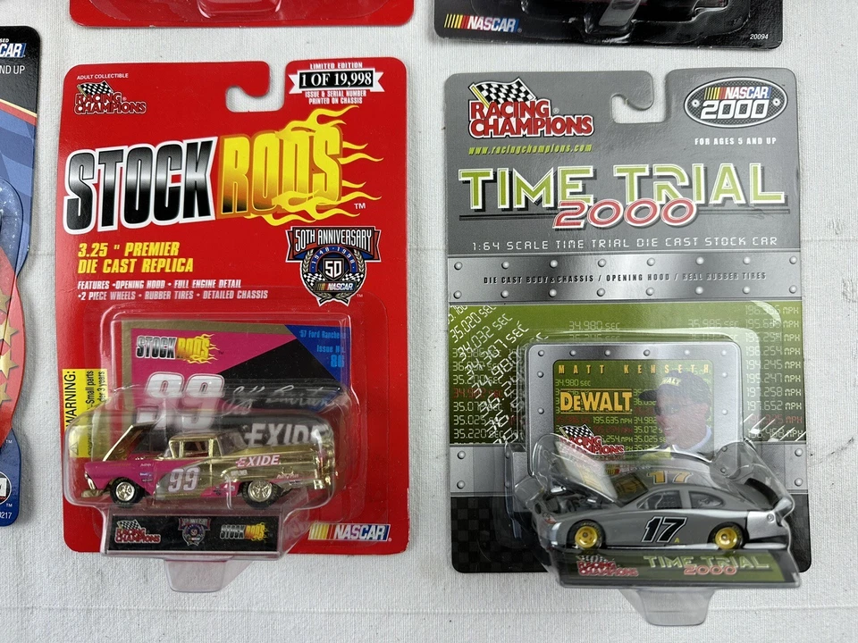 Lote De 9 Coches Diecast NASCAR Nuevos De Colección Stewart Burton Petty Campeones De Carreras+ Foto 4 de 4