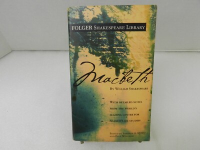 Macbeth Folger Shakespeare Library Washington Square Press 1992 Paperback VGC