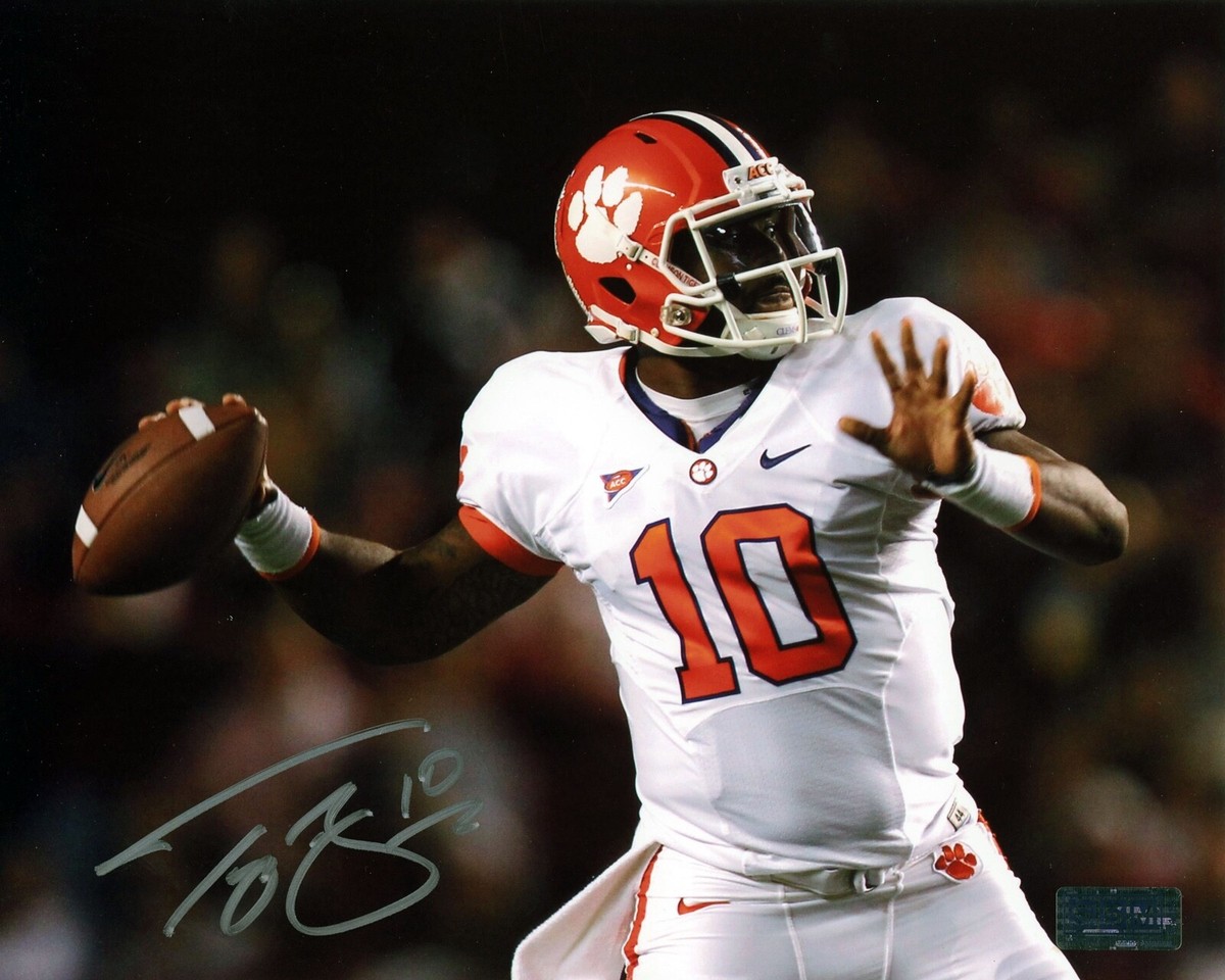 TAJH BOYD AUTOGRAPHED SIGNED CLEMSON TIGERS 8x10 PHOTO COA | eBay
