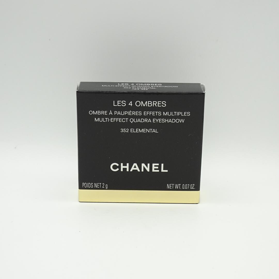 CHANEL eye shadow LES 4 OMBRES 352 ELEMENTAL 4 colors /w Box
