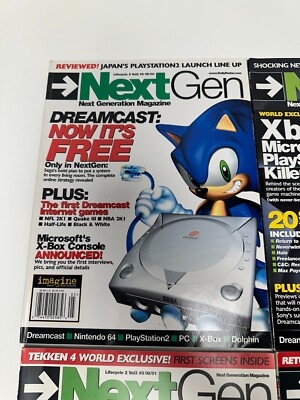 NEXT GENERATION Magazine LOT - 2001 - LUIGI'S MANSION DEVIL MAY