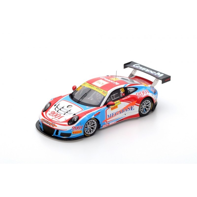 Porsche 911 GT3 Spark SA118 miniature de collection 1/43 aux détails ultra précis