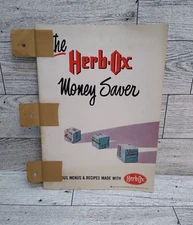The Herb-Ox Money Saver Delicious Menus & Recipes Cookbook Vintage 1949