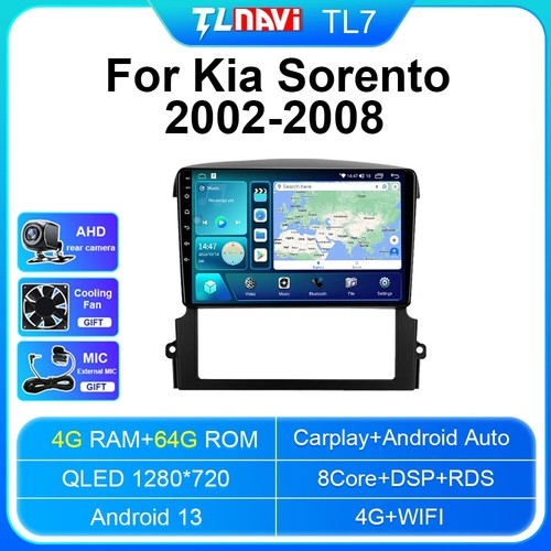 Radio de coche para KIA Sorento 2002-08 reproductor multimedia navegador GPS pantalla de reproducción de coche - Imagen 36 de 48