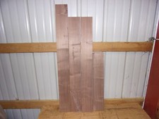4 PC WALNUT LUMBER WOOD KILN DRIED BOARDS LOT 1580V 3/4" THICK