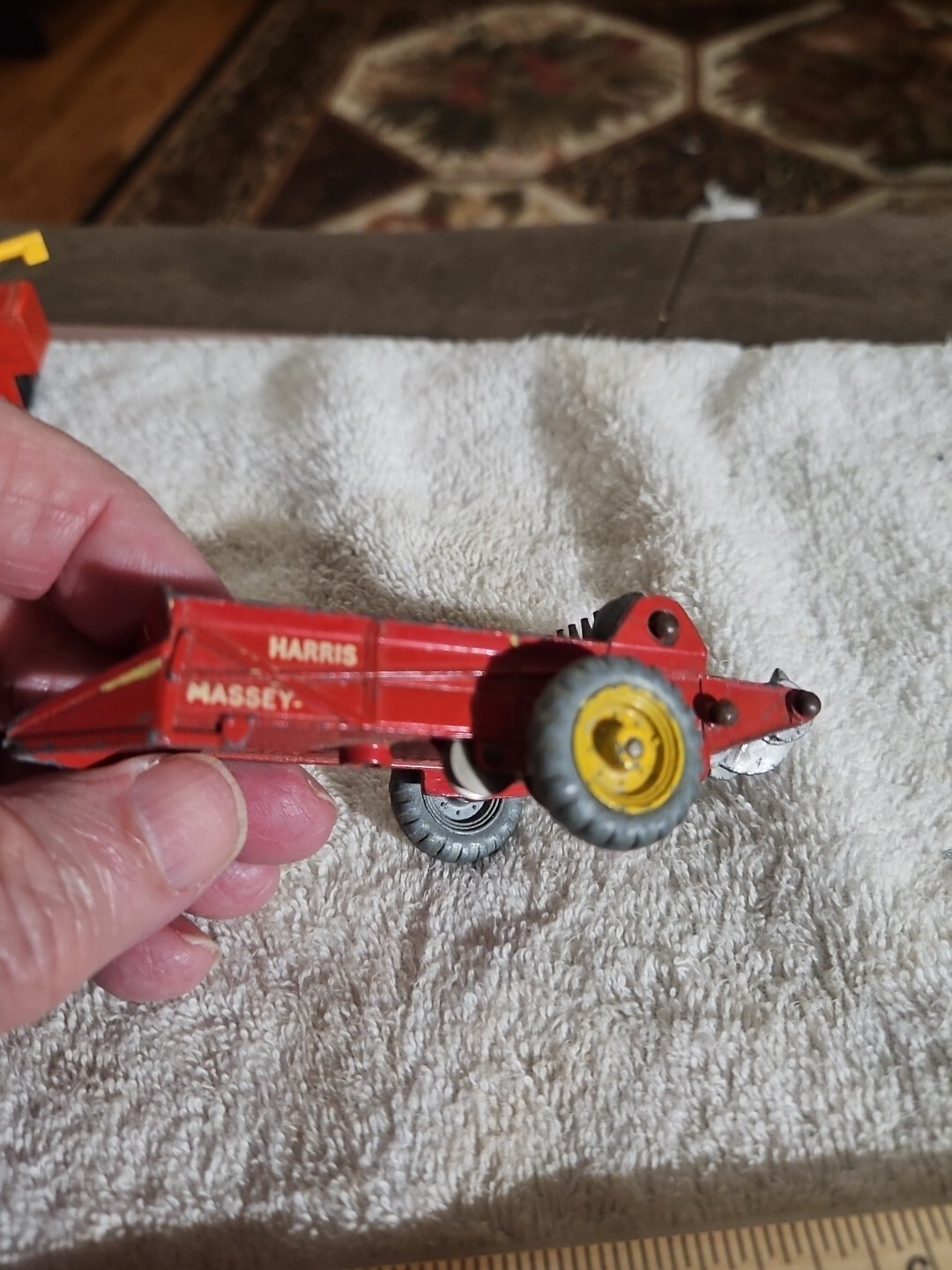 Lot Of 2 Vintage Die Cast Farm Toys Matchbox English Combine And Dinky