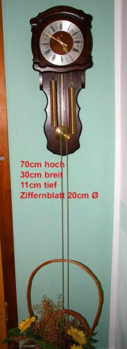 Runde Mechanische Wanduhren mit Pendel