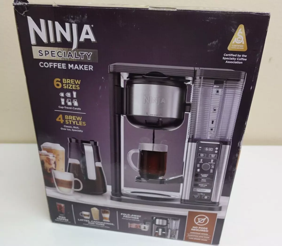 Ninja Specialty Coffee Maker with Fold-Away Frother CM401