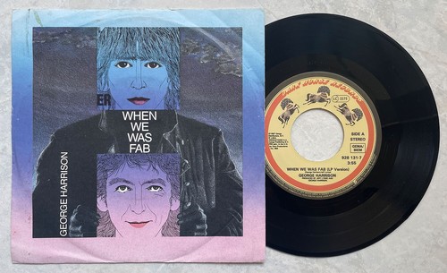 GEORGE HARRISON 'When We Was Fab' 1987 German 7" single