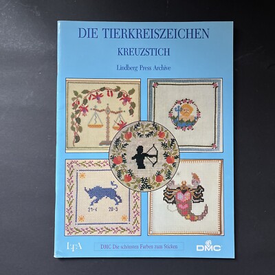 Die Tierkreiszeichen I Kreuzstich I DMC I Lindberg Press Archive