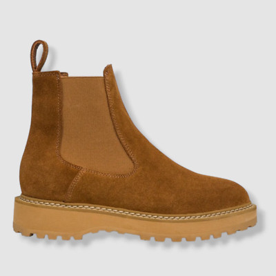 $450 Diemme Women's Brown Alberone Chelsea Suede Boot Shoes Size 37.5