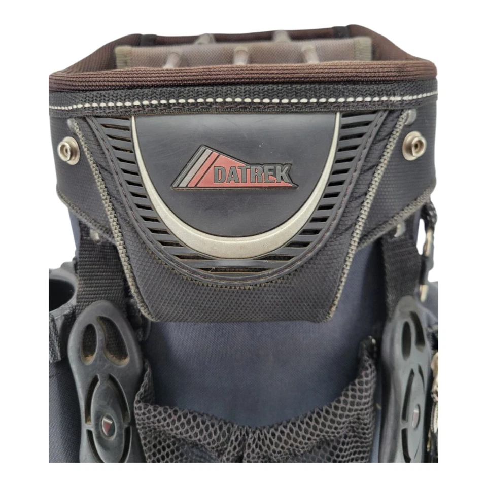 Datrek IDS Black Blue Golf Cart Bag 14 Way Divider System - Image 3 of 4