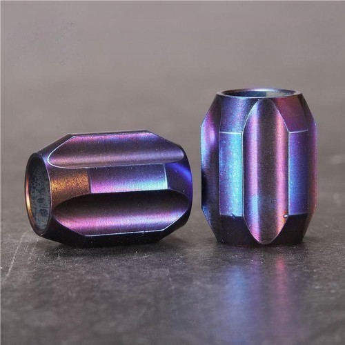 Titanium Alloy Knife Lanyard Bead Paracord Bracelet Bead Necklace Pendant DIY - Picture 15 of 32