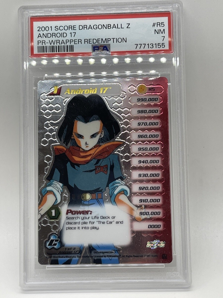 Android 17 2001 Cell Saga #R5 PSA 7 Limited Hi-Tech Foil Dragon
