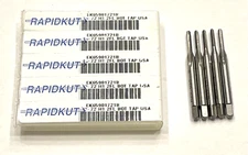 RapidKut 1-72 Tap HSS H1 Straight Flute Bottoming Taps 2FL USA Made 5 Pack