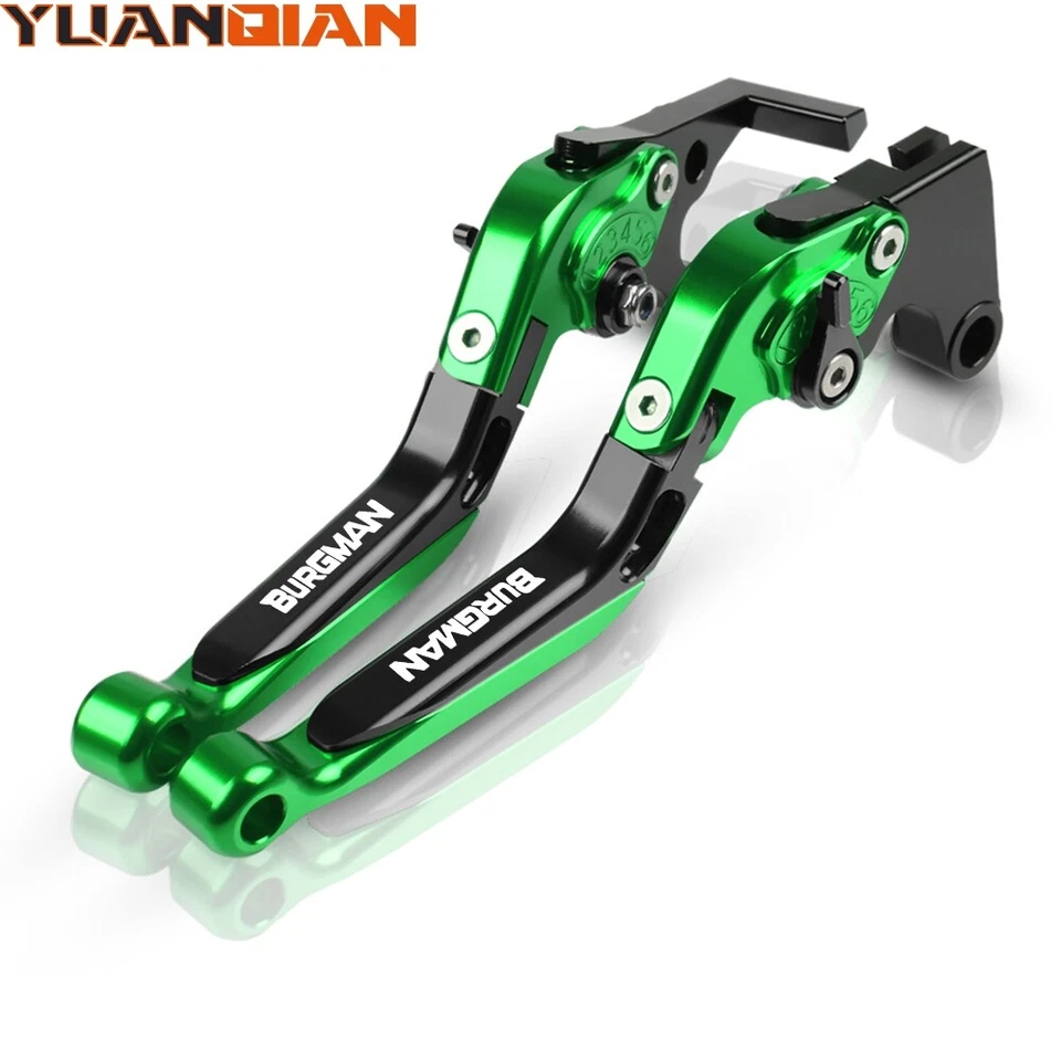 Складные выдвижные рычаги тормозного сцепления для SUZUKI AN Burgman 400 250 UH 125 200 - Изображение 2 из 4