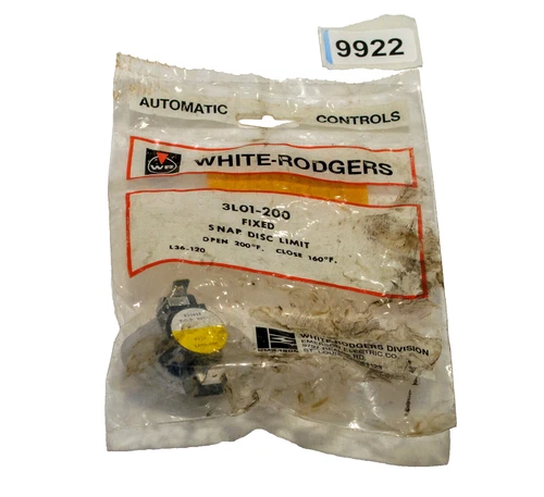 White Rodgers 3L01-200  Fixed Snap Disc Limit