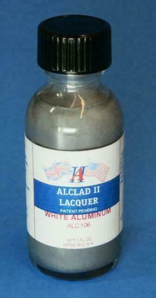 Alclad II 107 Chrome Lacquer – 1oz Bottle For Plastic Models, Airbrush Ready