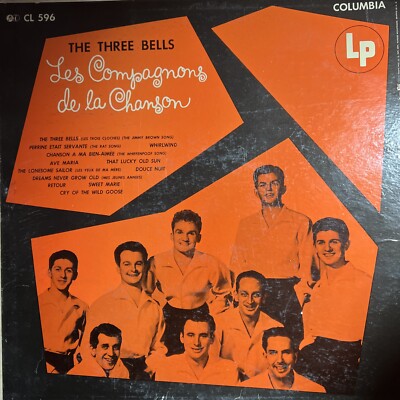 Les Compagnons De La Chanson - The Three Bells '6 EYE' LP 1ST PRESS Vinyl Record
