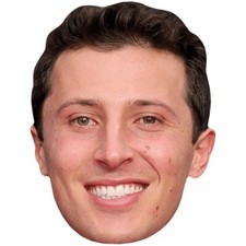 Tommy Devito Smile Celebrity Mask, Flat Card Face, Fancy Dress Mask