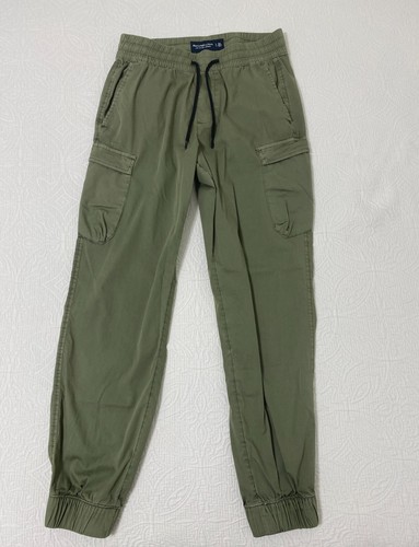 Abercrombie & Fitch Kids Athletic Pants Jogger Size XS Sweatpants Green#2539 - Afbeelding 1 van 11