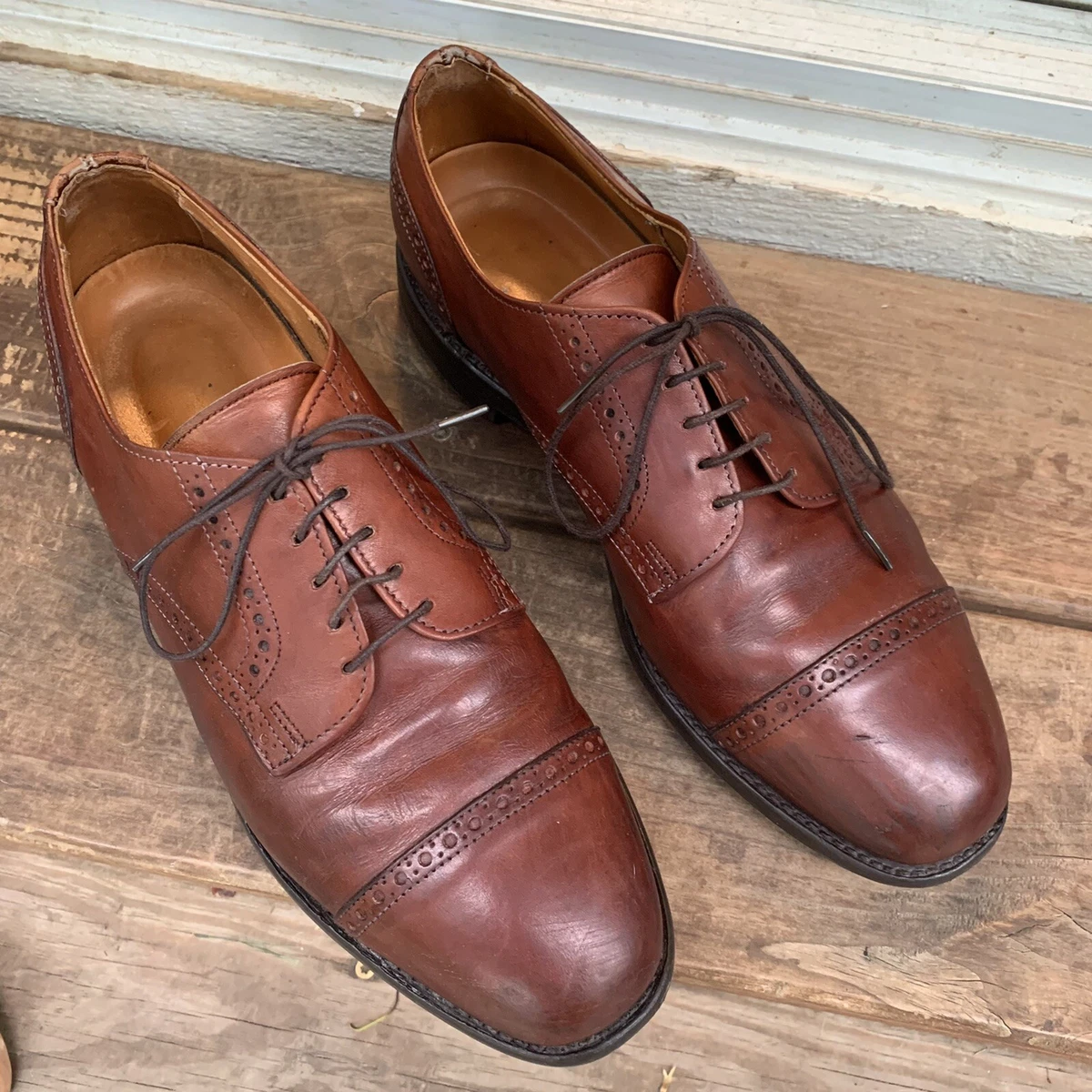 Allen Edmonds LAX Derby Shoe - Dark Chili Calfskin (Style 3016) - Men's  Clothing, Traditional Natural shouldered clothing, preppy apparel