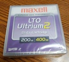 New Vintage Maxell LTO Ultrium 2 Data Cartridge 200GB/400GB