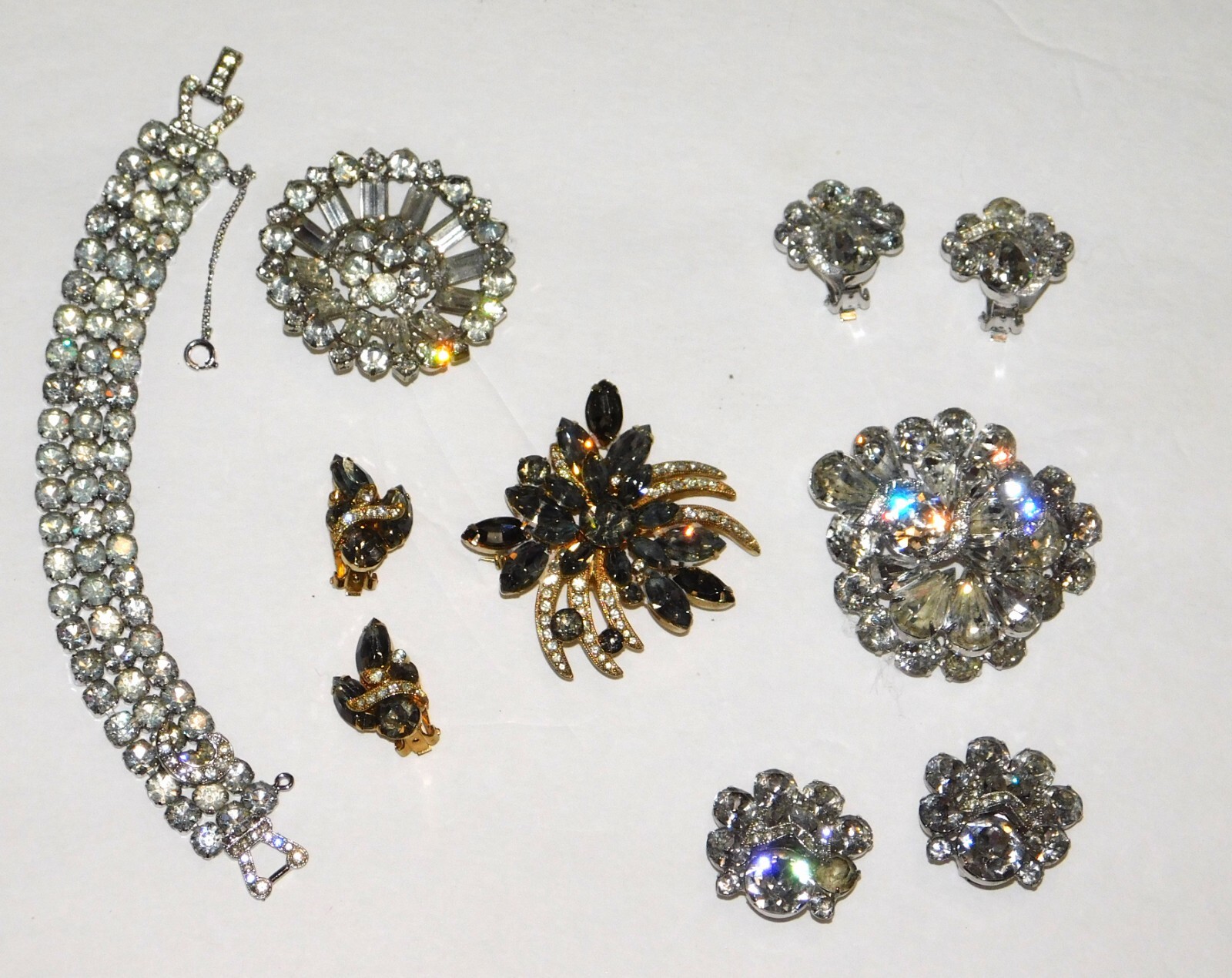 High End Jewelry Lot Vintage Eisenberg, Eisenberg Ice and Weiss Sets
