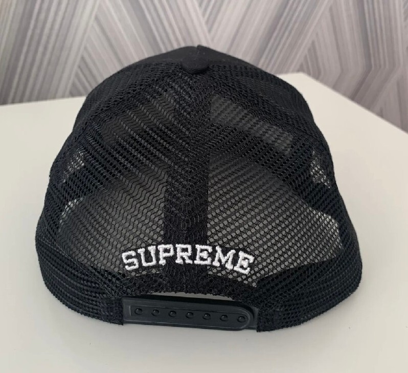 SS17 Supreme Strawberry Mesh Back 5-panel Black Cap Hat | eBay