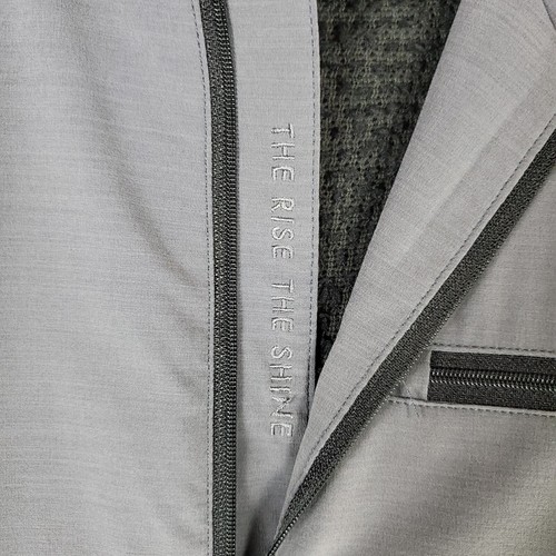 VUORI Size Large Mens Full Zip Polartec Alpha Lined Palomar Jacket Gray Stretch - Picture 10 of 17