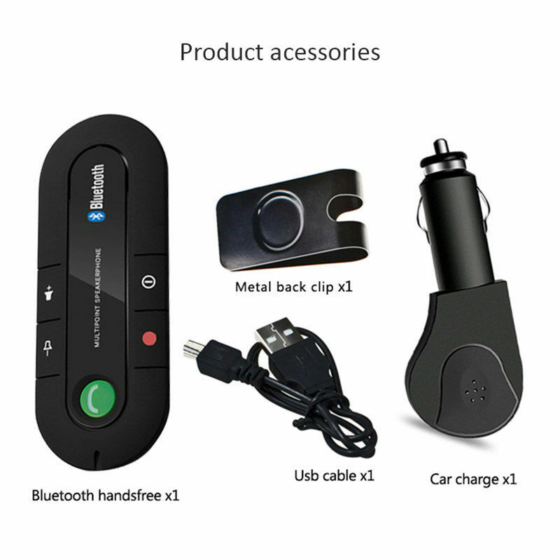 Wireless Bluetooth Hands Free Speaker Car Kit Phone Mobile **UK FAST