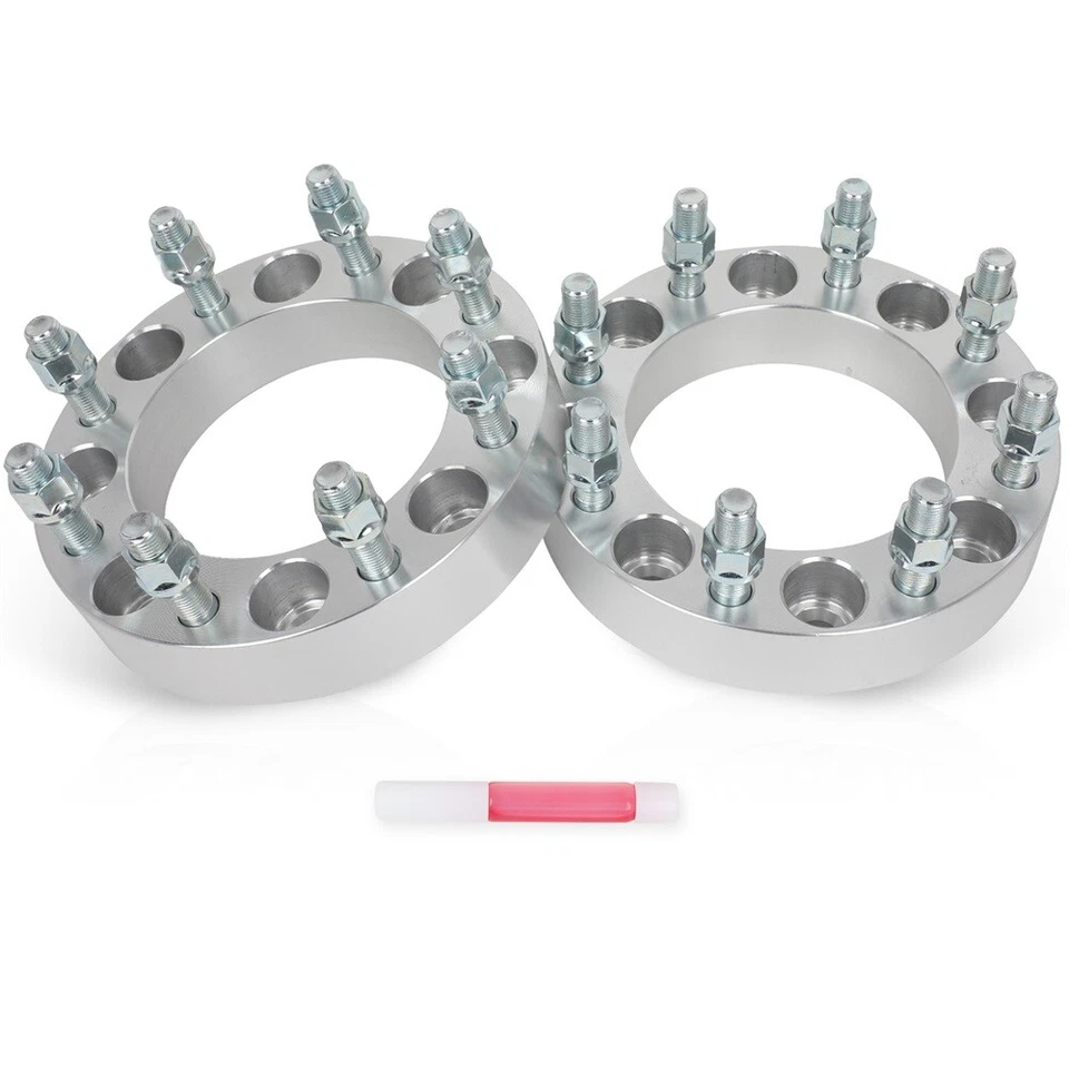 2Pcs 1.5" 8x6.5 to 8x170 Wheel Adapters 9/16" Studs For 1977-1986 Chevrolet C20 Foto 4 de 4