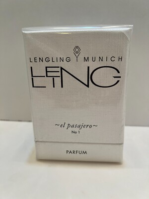 Lengling Munich El Pasajero Extrait de Parfum 1.7 oz / 50 ml New in Damaged Box
