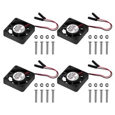 For Raspberry Pi Cooling Fan Dc 5v/3.3v Brushless Cpu Cooling Fan With Screws Fo