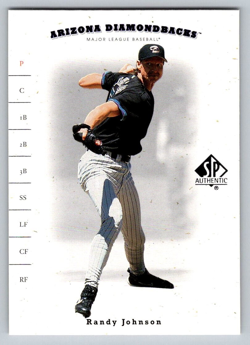 2001 SP Authentic - #58 Randy Johnson