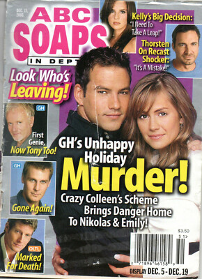 ABC SOAPS IN DEPTH Tyler Christopher Natalia Livingston The Best & Worst of 2006