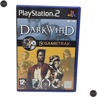 Gametrak Dark Wind Playstation PS2 Spiel PAL CIB Atomic 2004
