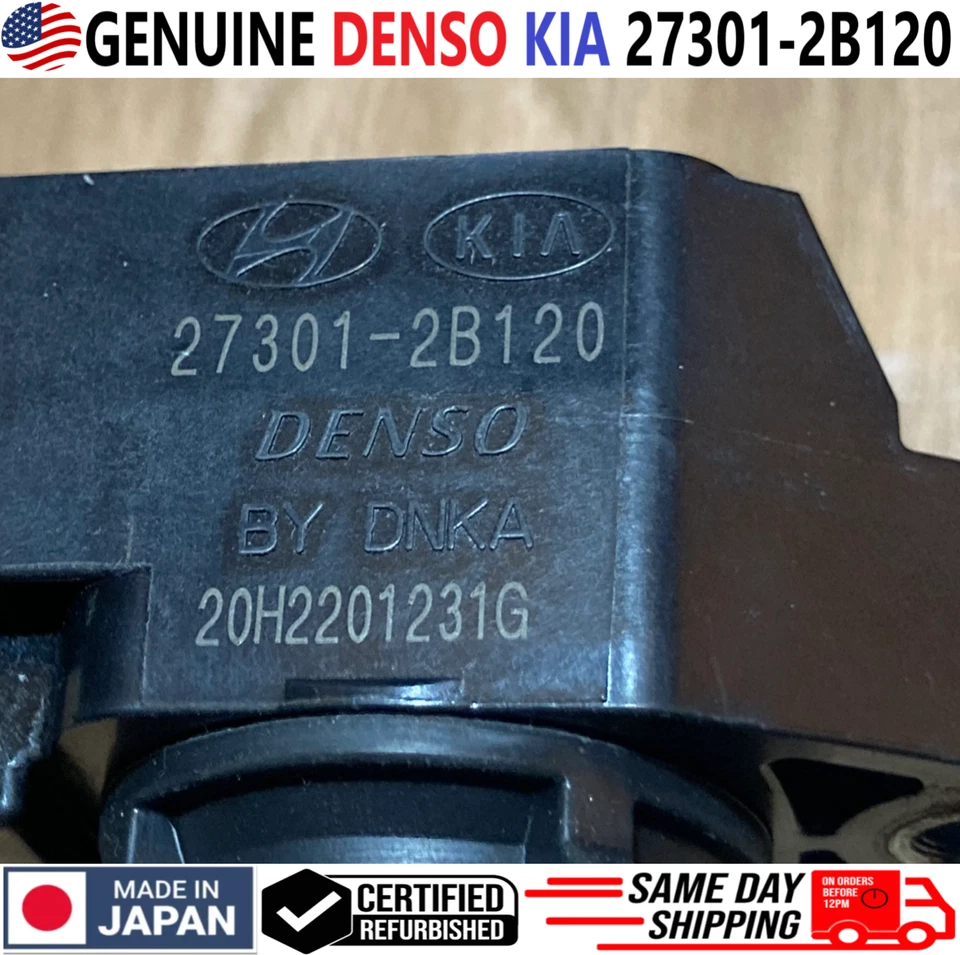Bobinas de encendido x4 genuinas OEM para Hyundai 1.6L I4 y KIA 2015-2022, 27301-2B120 Foto 3 de 4