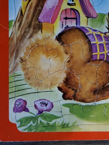 Lot of 4 Vintage Saalfield Pub Co Frame Tray Puzzles Bunny Puppy Duck Easter - Picture 19 of 24
