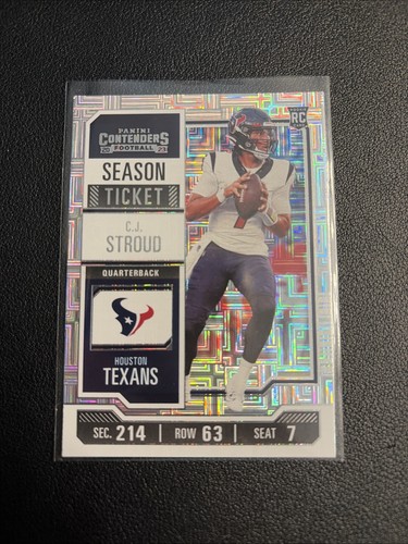C.J. Stroud [Super Bowl] #40 2023 Panini Contenders card
