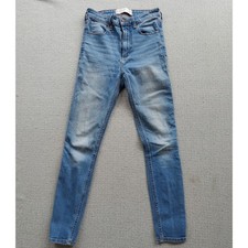 Abercrombie  Fitch Jeans Women 25/0S Blue Super Skinny High Rise Stretch Denim